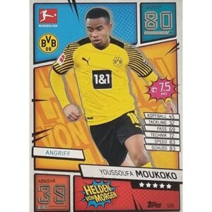 Topps Match Attax Bundesliga 2021/22 Nr 126 Youssoufa Moukoko