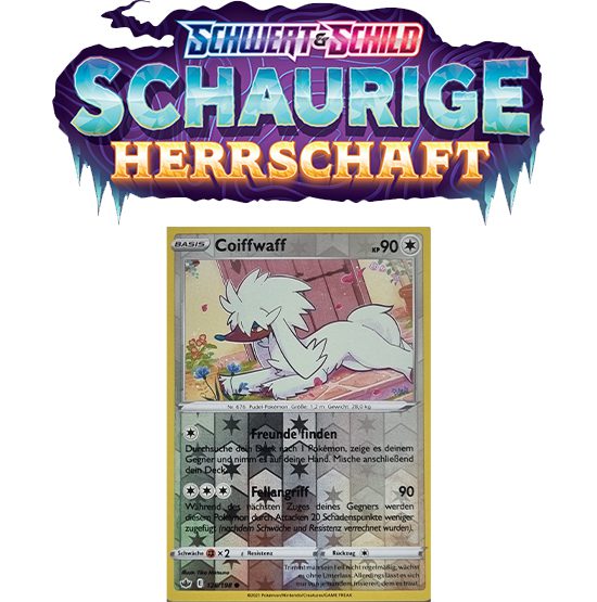 Pokémon Schaurige Herrschaft 126/198 Coiffwaff REVERSE HOLO