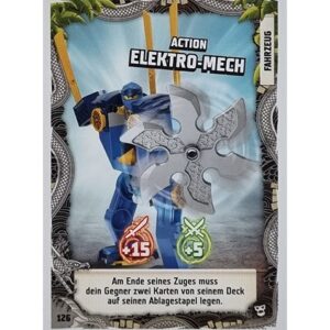 Lego Ninjago Serie 6 NEXT LEVEL Trading Cards Nr 126 Action Elektro Mech