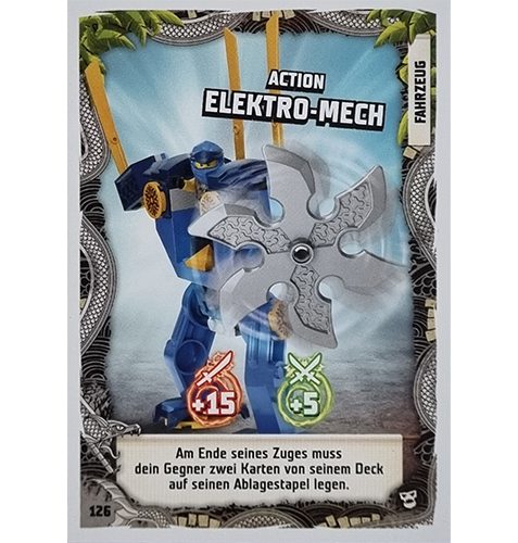 Lego Ninjago Serie 6 NEXT LEVEL Trading Cards Nr 126 Action Elektro Mech