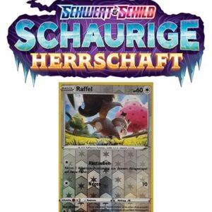 Pokémon Schaurige Herrschaft 127/198 Raffel REVERSE HOLO