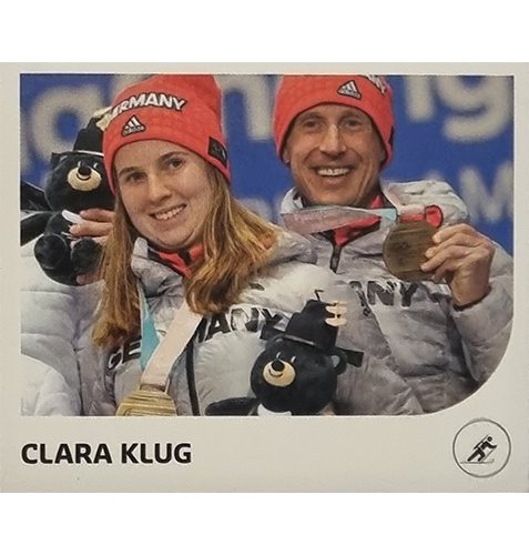 Panini Winterspiele 2022 Peking Sticker - Nr 127 Clara Klug