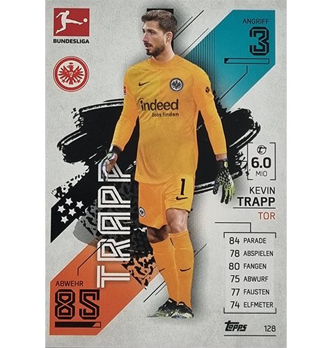 Topps Match Attax Bundesliga 2021/22 Nr 128 Kevin Trapp