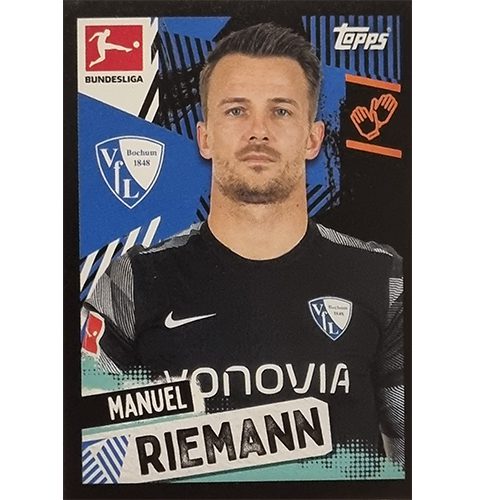 Topps Bundesliga Sticker Saison 2021/2022 Nr 128 Manuel Riemann