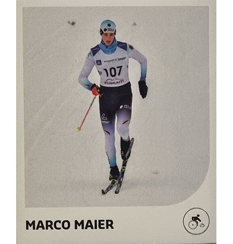 Panini Winterspiele 2022 Peking Sticker - Nr 128 Marco Maier