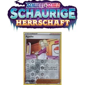 Pokémon Schaurige Herrschaft 129/198 Agathe REVERSE HOLO