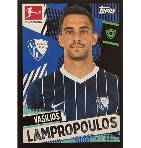 Topps Bundesliga Sticker Saison 2021/2022 Nr 129 Vasilios Lampropoulos