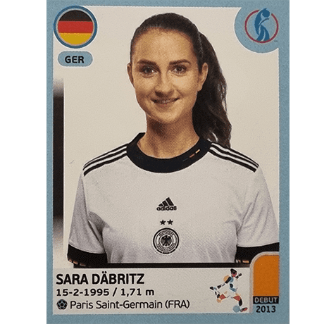 Panini Frauen EM 2022 Sticker - Nr 129 Sara Däbritz