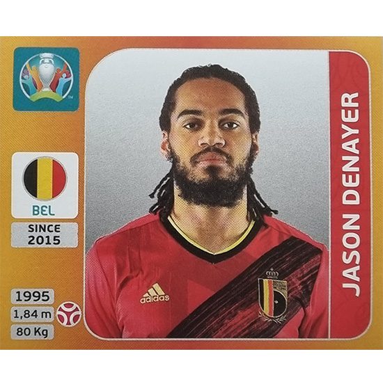 Panini EURO 2020 Sticker Nr 129 Jason Denayer