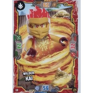 Lego Ninjago Serie 7 Trading Cards Geheimnisse der Tiefe -Nr 013 Wilder Kai