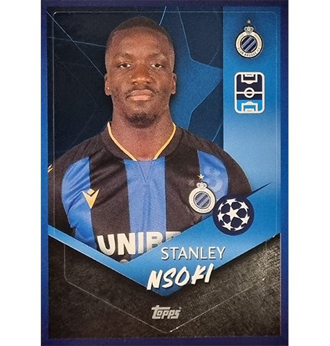 Topps Champions League Sticker 2021/2022 Nr 131 Stanley Nsoki