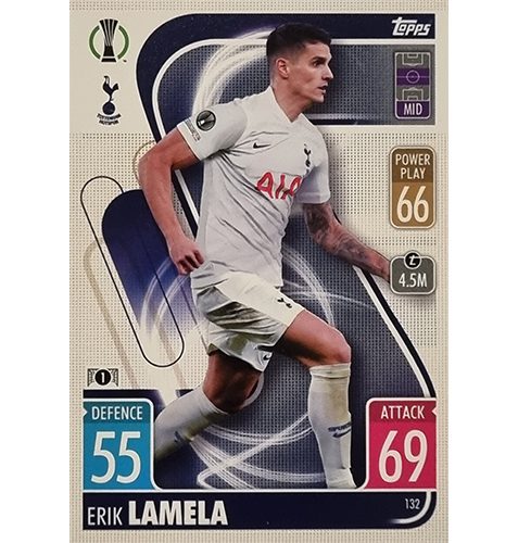 Topps Champions League 2021/2022 Nr 132 Erik Lamela