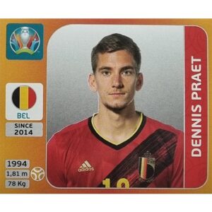 Panini EURO 2020 Sticker Nr 133 Dennis Praet