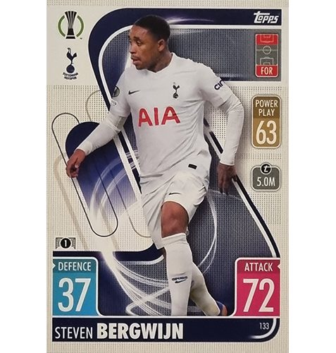 Topps Champions League 2021/2022 Nr 133 Steven Bergwijn