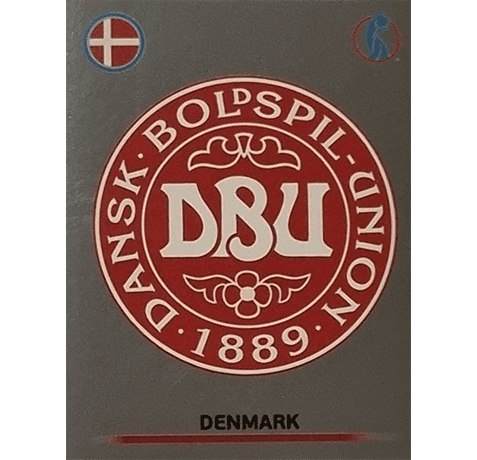 Panini Frauen EM 2022 Sticker - Nr 136 Denmark Logo