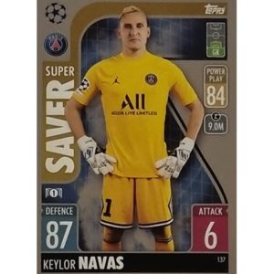 Topps Champions League 2021/2022 Nr 137 Keylor Navas