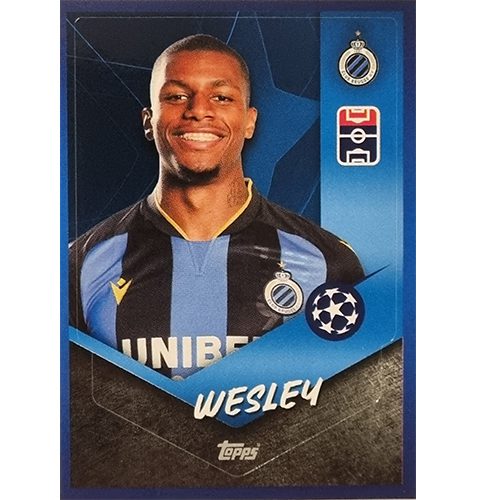 Topps Champions League Sticker 2021/2022 Nr 138 Wesley