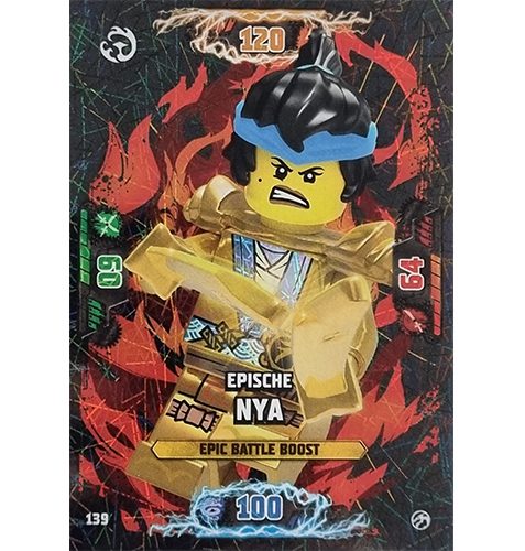 Lego Ninjago Serie 7 Trading Cards Geheimnisse der Tiefe - Nr 139 Epische Nya