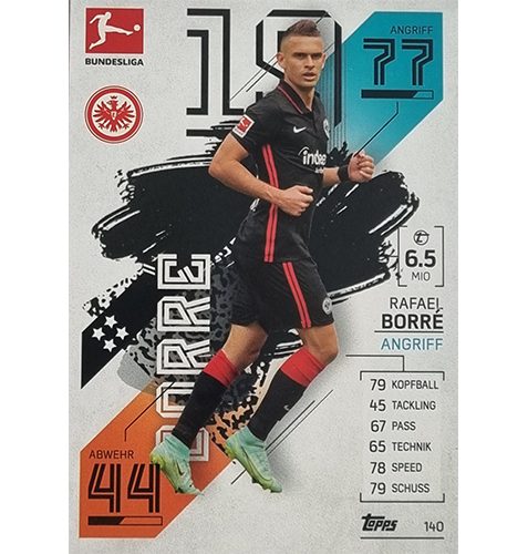 Topps Match Attax Bundesliga 2021/22 Nr 140 Rafael Borre