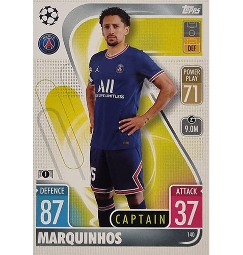 Topps Champions League 2021/2022 Nr 140 Marquinhos