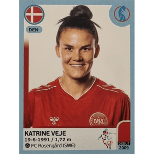 Panini Frauen EM 2022 Sticker - Nr 141 Katrine Veje