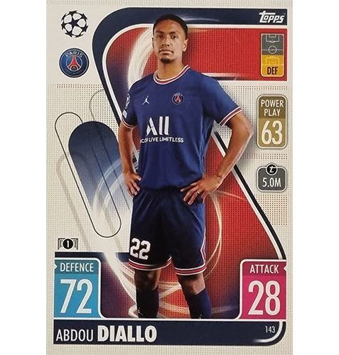 Topps Champions League 2021/2022 Nr 143 Abdou Diallo