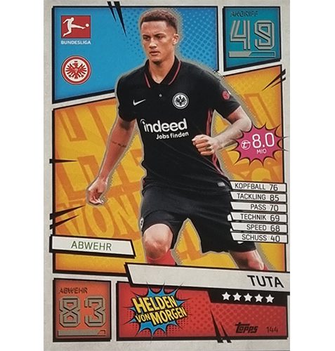 Topps Match Attax Bundesliga 2021/22 Nr 144 Tuta