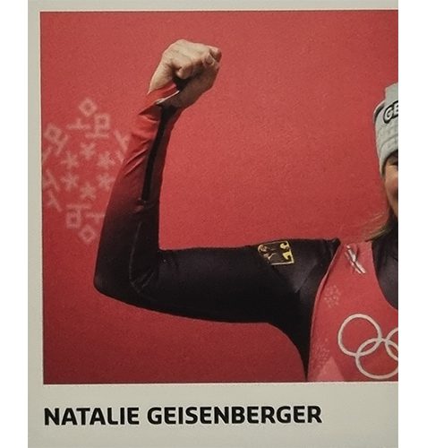 Panini Winterspiele 2022 Peking Sticker - Nr 144 Natalie Geisenberger