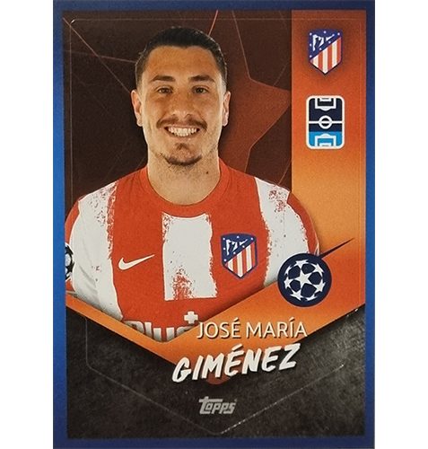 Topps Champions League Sticker 2021/2022 Nr 145 Jose Maria Gimenez