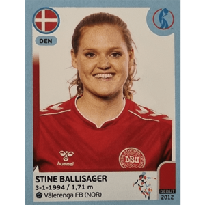 Panini Frauen EM 2022 Sticker - Nr 146 Stine Ballisager