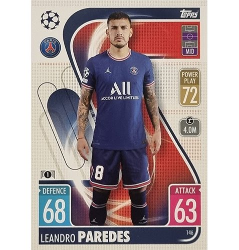 Topps Champions League 2021/2022 Nr 146 Leandro Paredes