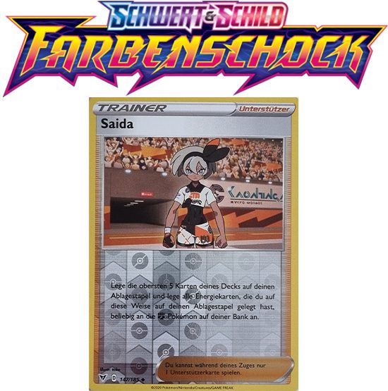 Pokémon Farbenschock Saida 147/185 REVERSE HOLO