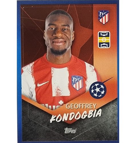 Topps Champions League Sticker 2021/2022 Nr 148 Geoffrey Kondogbia