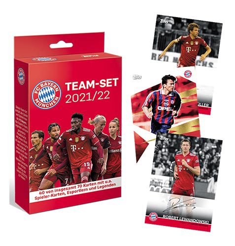 Topps FC Bayern München Team-Set 2021/22