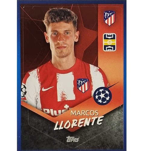 Topps Champions League Sticker 2021/2022 Nr 149 Marcos Llorente