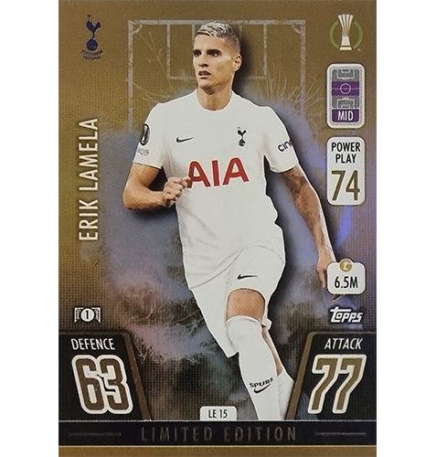 Topps Champions League 2021/2022 LE 15 Erik Lamela