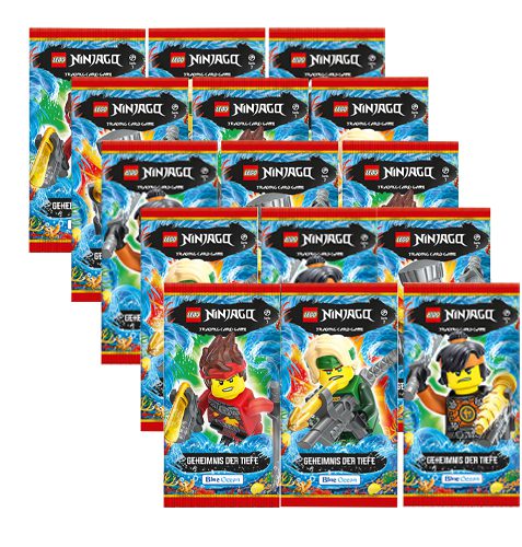 Lego Ninjago Serie 7 Trading Cards Geheimnisse der Tiefe - 15x Booster