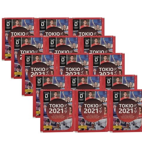 Panini Team Deutschland Teil 2 Tokio 2021 Sticker 15x Tüten