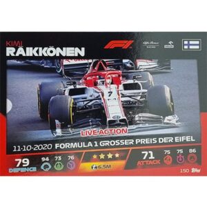 Turbo Attax 2021 Nr 150 Kimi Räikkönen