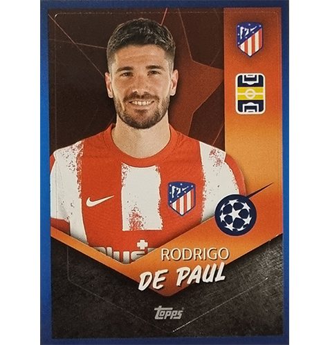 Topps Champions League Sticker 2021/2022 Nr 150 Rodrigo De Paul