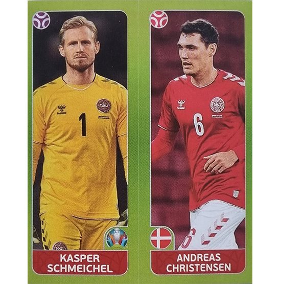 Panini EURO 2020 Sticker Nr 150 Schmeichel Christensen