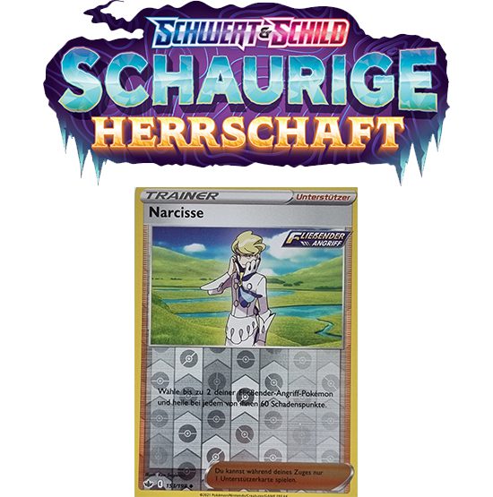 Pokémon Schaurige Herrschaft 153/198 Narcisse REVERSE HOLO