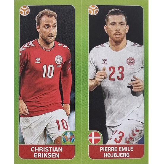 Panini EURO 2020 Sticker Nr 153 Eriksen Hojbjerg