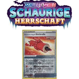 Pokémon Schaurige Herrschaft 154/198 Fokussierter-Angriff-Stichrolle REVERSE HOLO