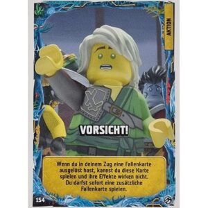 Lego Ninjago Serie 7 Trading Cards Geheimnisse der Tiefe - Nr 154 Vorsicht