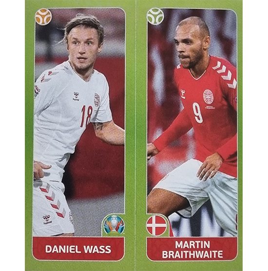 Panini EURO 2020 Sticker Nr 154 Wass Braithwaite