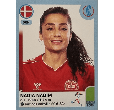 Panini Frauen EM 2022 Sticker - Nr 154 Nadia Nadim