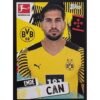 Topps Bundesliga Sticker Saison 2021/2022 Nr 155 Emre Can