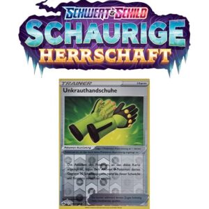 Pokémon Schaurige Herrschaft 155/198 Unkrauthandschuhe REVERSE HOLO