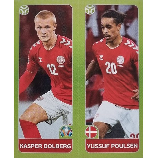 Panini EURO 2020 Sticker Nr 155 Dolberg Poulsen